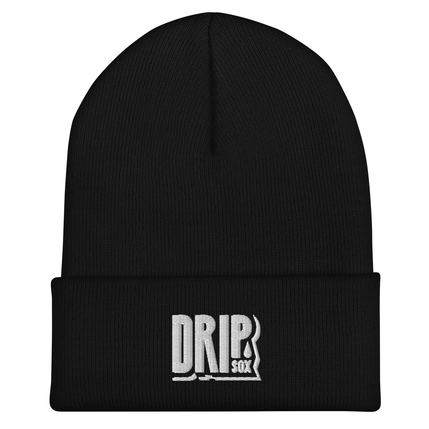 DRIPsox® Cuffed Beanie | Unisex | One Size | Multiple Colours | Regular Fit | White Logo | Embroidered