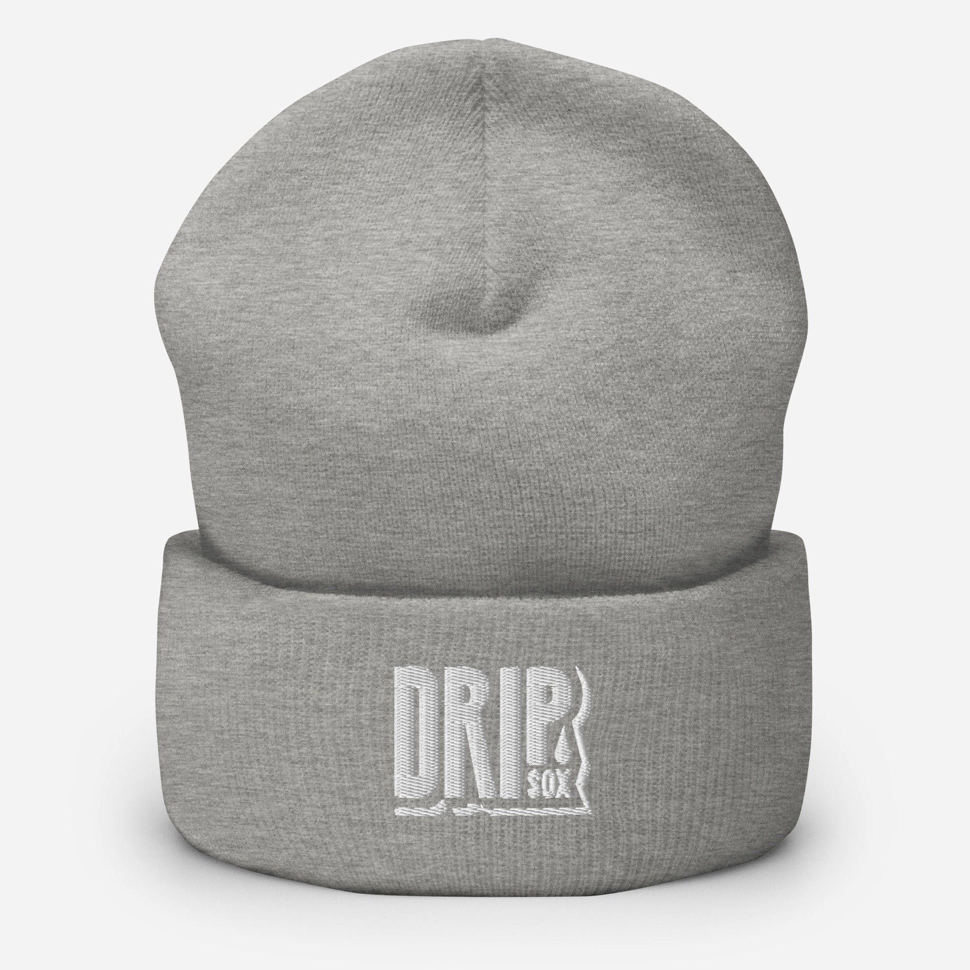 DRIPsox® Cuffed Beanie | Unisex | One Size | Multiple Colours | Regular Fit | White Logo | Embroidered